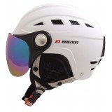 Шлем спортивный с визором BRENDA S1-16G VISOR matt white размер M/L/XL (56-62)